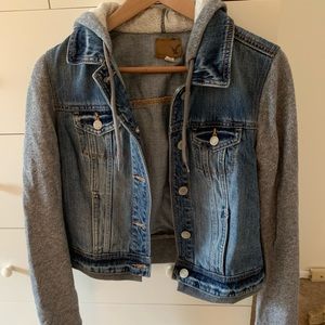 American Eagle Jean/sweatshirt jacket
